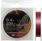 Шнур SquidMania X8 PE #0.4 200m Virgin Pink