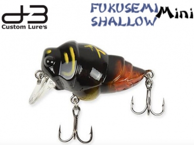 Купити воблер D-3 Custom Lures Fukusemi Shallow Mini