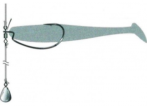 Крючок Decoy HD Hook offset Worm 117