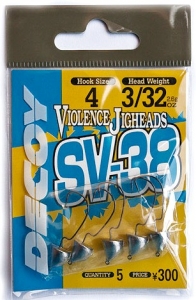 Крючок Decoy Violence Jighead SV-38