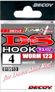 Крючок Decoy Worm 123 DS Hook masubari