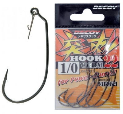 Купить крючки Decoy Hook Worm 22