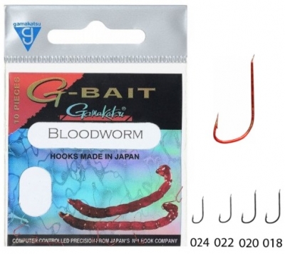 Купит крючок Gamakatsu G-Bait Bloodworm