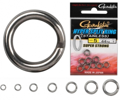 Купить кольца заводные Gamakatsu HYPER SPLIT RING