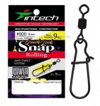 Застежка с вертлюжком Intech Quick lock Snap Rolling Matt black