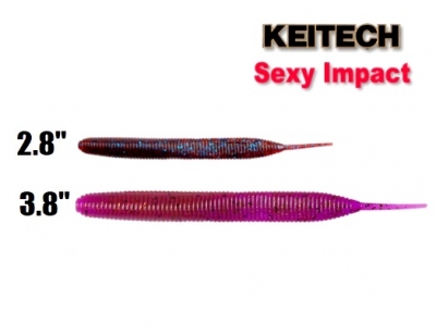 Купить Keitech Sexy Impact (Размеры 2,8" и 3,8")