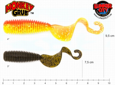Купить силикон Lunker City Monkey Grub 4"