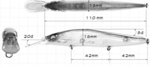 Воблер Megabass OneTen+1