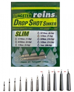 Груз вольфрамовый Reins TG Slim Drop Shot Sinker