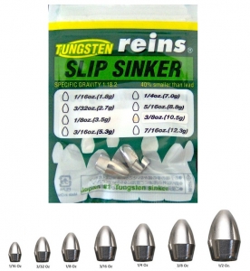 Груз вольфрамовый Reins TG Slip Sinker