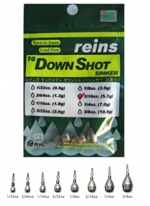 Груз вольфрамовый Reins TG Down Shot Sinker