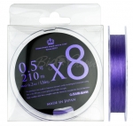 Шнур SquidMania X8-PE #0.5 210m Stealth Purple