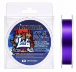 Шнур SquidMania Salty Brave PE 4x 150m #0.1 Fuji Purple