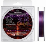 Шнур Squidmania X8-PE Violet Sniper