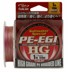 Шнур Sunline PE EGI HG