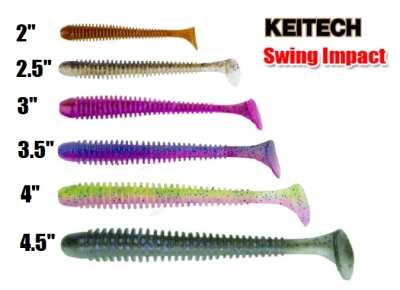 Купить Keitech Swing Impact (Все размеры и цвета)