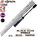 Спінінг Xesta Black Star Mobile S74 Trip Friction